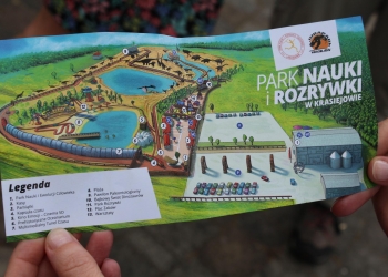 Plan Parku Dinozaurów.