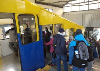 Jazda kolejką na Żar.
