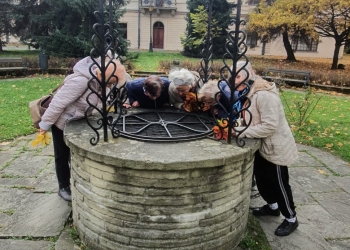 Studnia zamkowa w Żywcu.