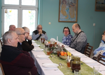 Wspólna wigilia.