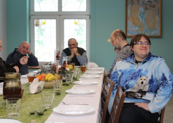 Wspólna wigilia.