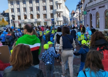 Błękitny Marsz ulicami Bielska-Białej.