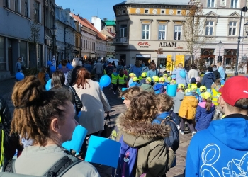 Błękitny Marsz ulicami Bielska-Białej.