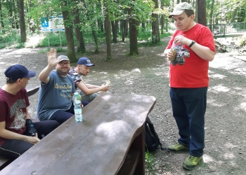 Rekreacja w górach.
