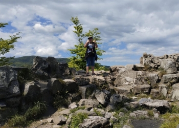 Rekreacja w górach.