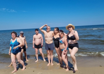 Plażowanie.