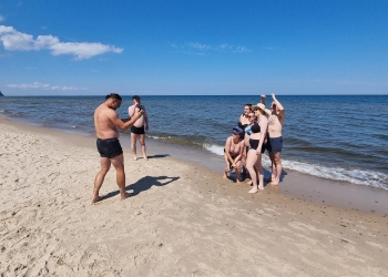Plażowanie.