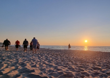 Plażowanie.