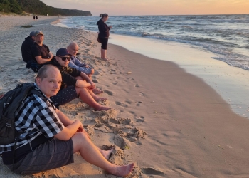 Plażowanie.