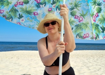 Plażowanie.