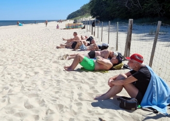 Plażowanie.