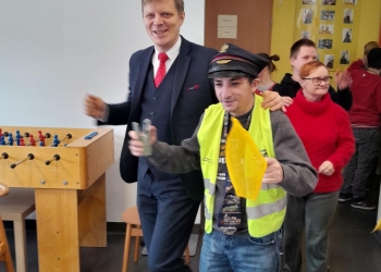 Spotkanie z Konduktorem Przemkiem..