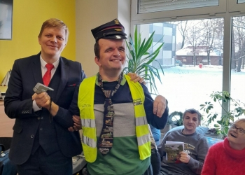 Spotkanie z Konduktorem Przemkiem..