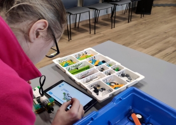 Zajęcia edukacyjne klocki LEGO.
