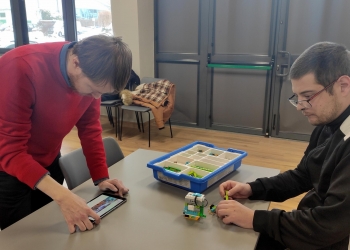 Zajęcia edukacyjne klocki LEGO.