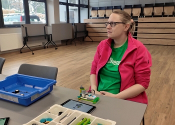 Zajęcia edukacyjne klocki LEGO.