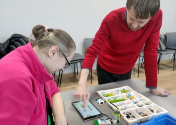 Zajęcia edukacyjne klocki LEGO.
