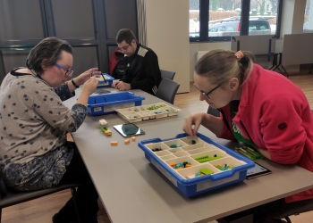 Zajęcia edukacyjne klocki LEGO.