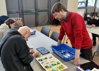 Zajęcia edukacyjne klocki LEGO.