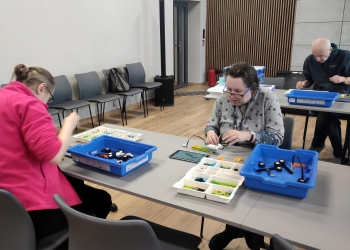 Zajęcia edukacyjne klocki LEGO.