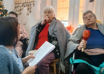 Wspólne kolędowanie.