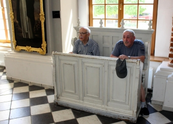 Wnetrze korytarza w klasztorze Dominikanów.