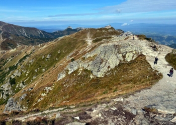 Widok z Kasprowego Wierchu.