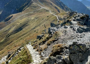 Widok z Kasprowego Wierchu.