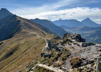 Widok z Kasprowego Wierchu.