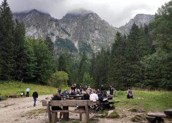 Dolina Strążyska. W tle Giewont.