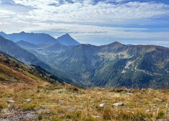 Widok z Kasprowego Wierchu.