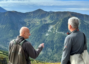 Widok z Kasprowego Wierchu.