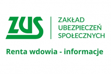 Renta wdowia - informacja ZUS.