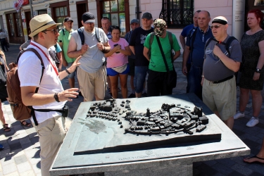 Upalny dzień w Lublinie.