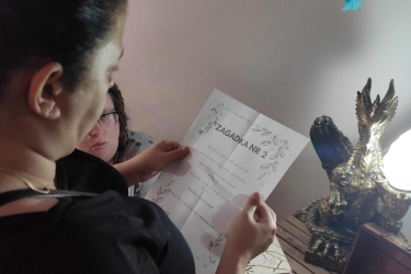 Łamigłówki w Książnicy Beskidzkiej.